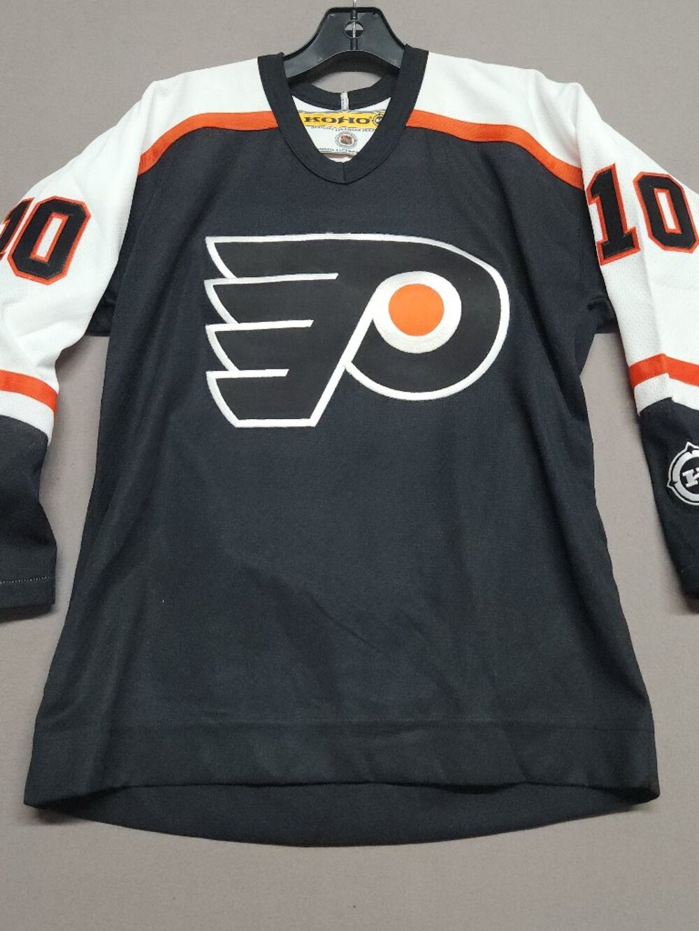 John Leclair 10 Philadelphia Flyers Nhl Youth L/Xl Semi Pro Hockey Jersey 152